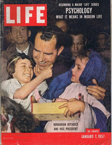 ORIGINAL Vintage Life Magazine January 7 1957 Richard Nixon