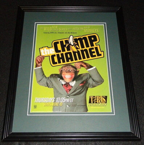 The Chump Channel TBS 1999 Framed 11x14 ORIGINAL Advertisement