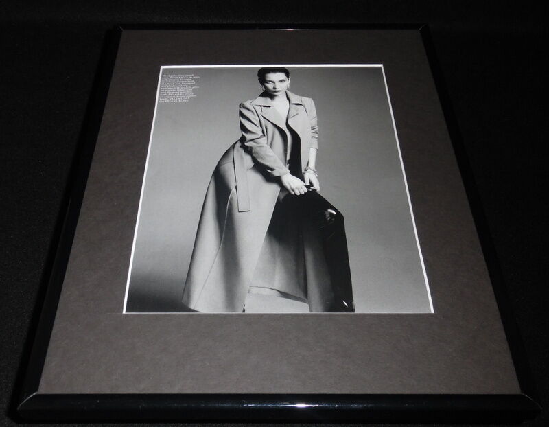 Bella Hadid 2016 Leather Boots Framed 11x14 Photo Display 