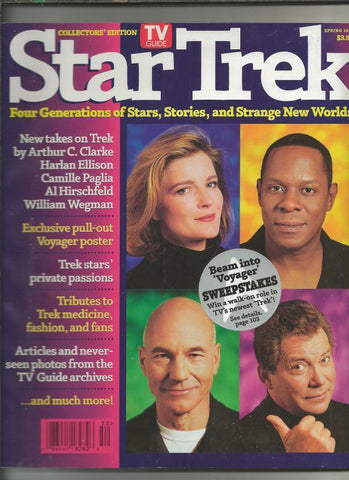 ORIGINAL Vintage Spring 1995 TV Guide Star Trek Collector's Edition Large Format