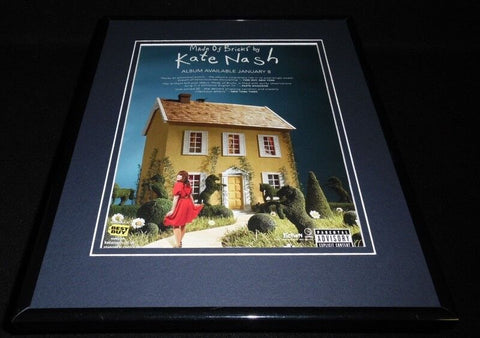 Kate Nash 2008 Made of Bricks Framed 11x14 ORIGINAL Vintage Advertisement