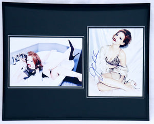 Jessica Chastain Signed Framed 16x20 Lingerie Photo Set AW 