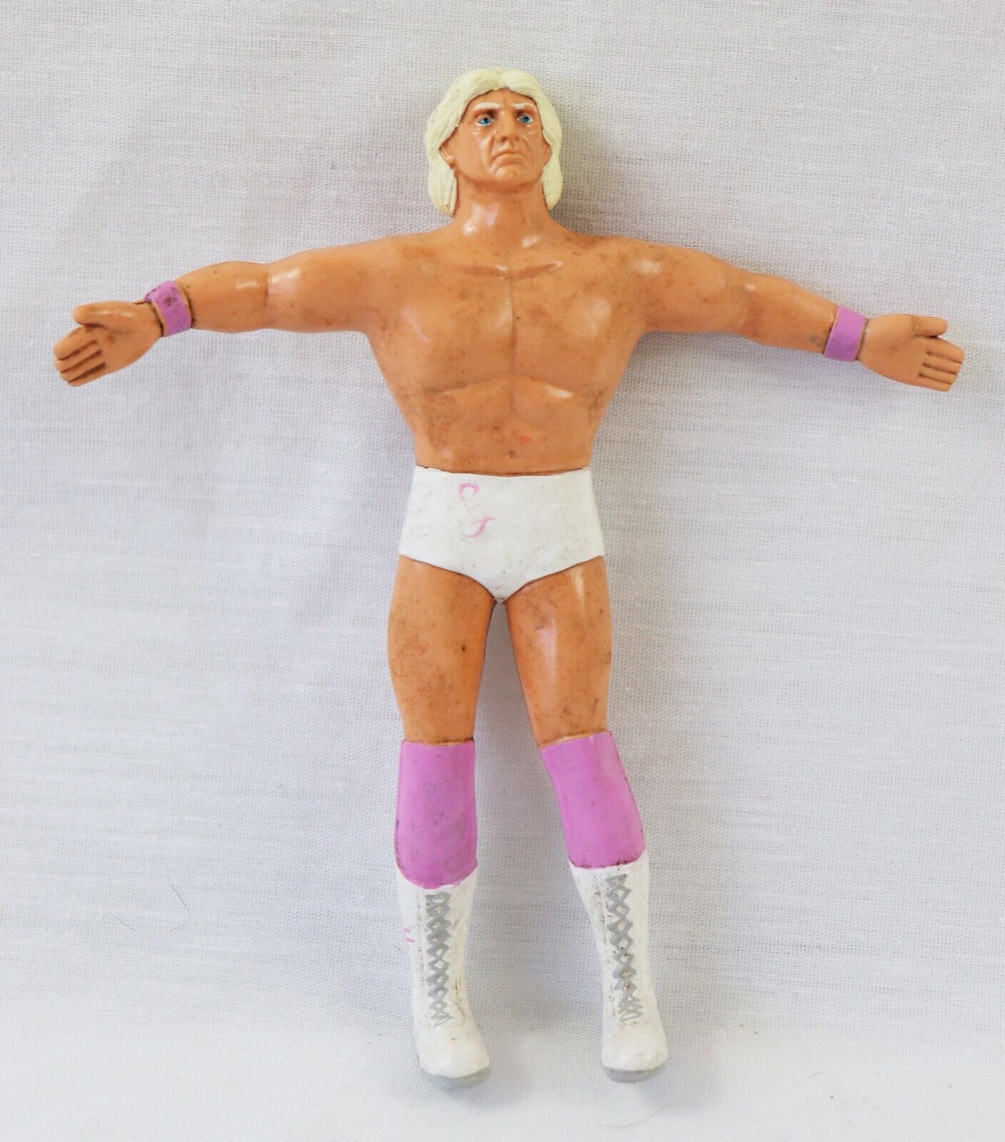 VINTAGE 1990 WCW Bendems Ric Flair Action Figure