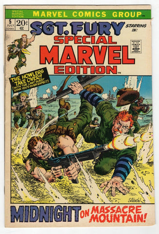 Special Marvel Edition #5 ORIGINAL Vintage 1973 Marvel Comics Sgt Fury