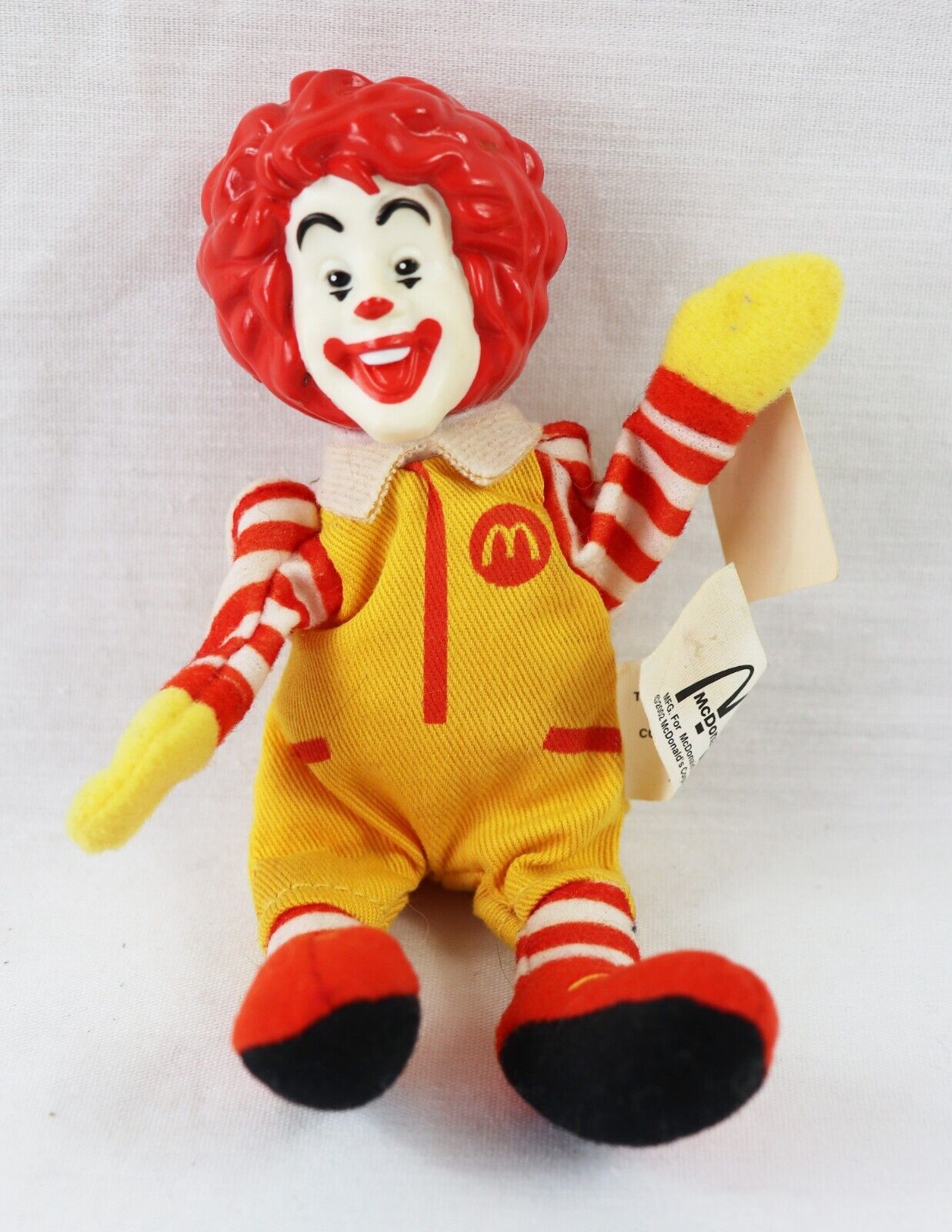 VINTAGE 2002 McDonald's Ronald McDonald Plush Finger Puppet