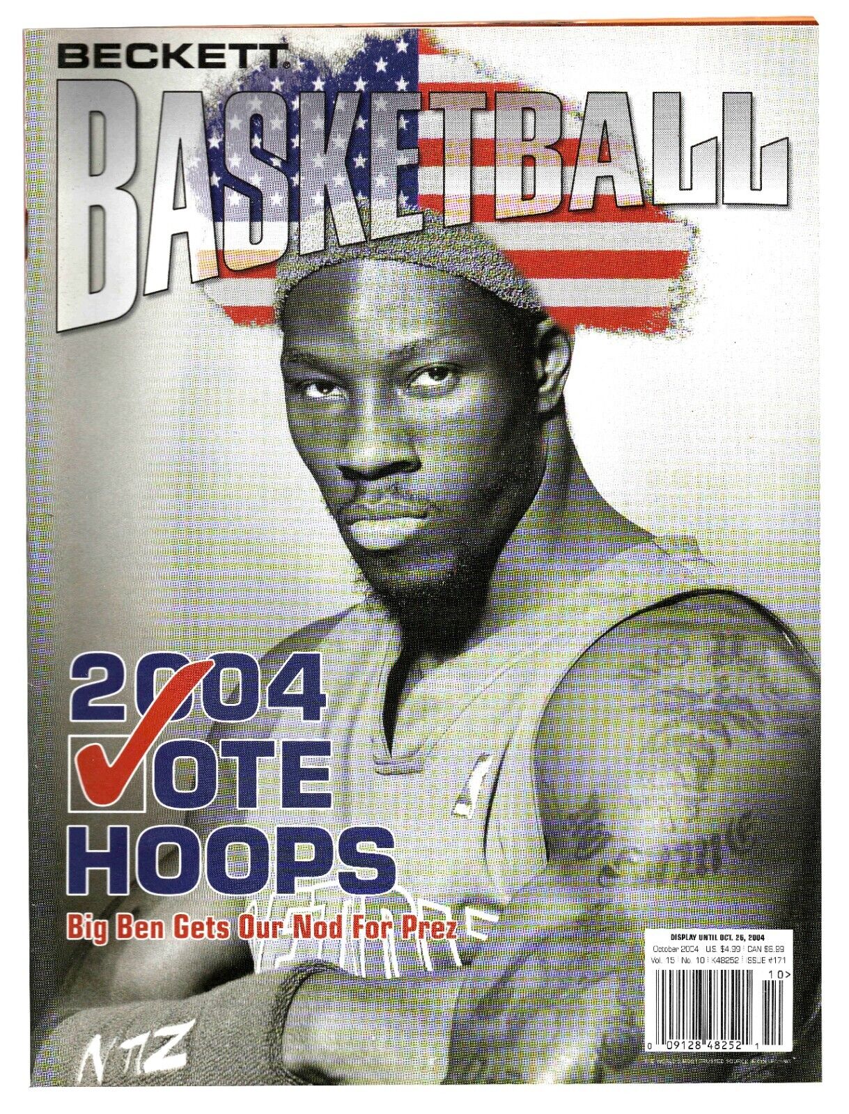 Oct 2004 Beckett Basketball Magazine #171 Ben Wallace