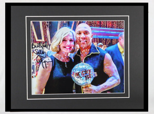 Sally Wiggin Signed Framed 11x14 Photo Display DWTS w/ Hines Ward WTAE