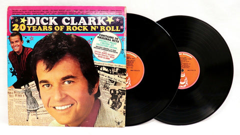 VINTAGE Dick Clark 20 Years Of Rock N Roll 2x LP Vinyl Record Album  