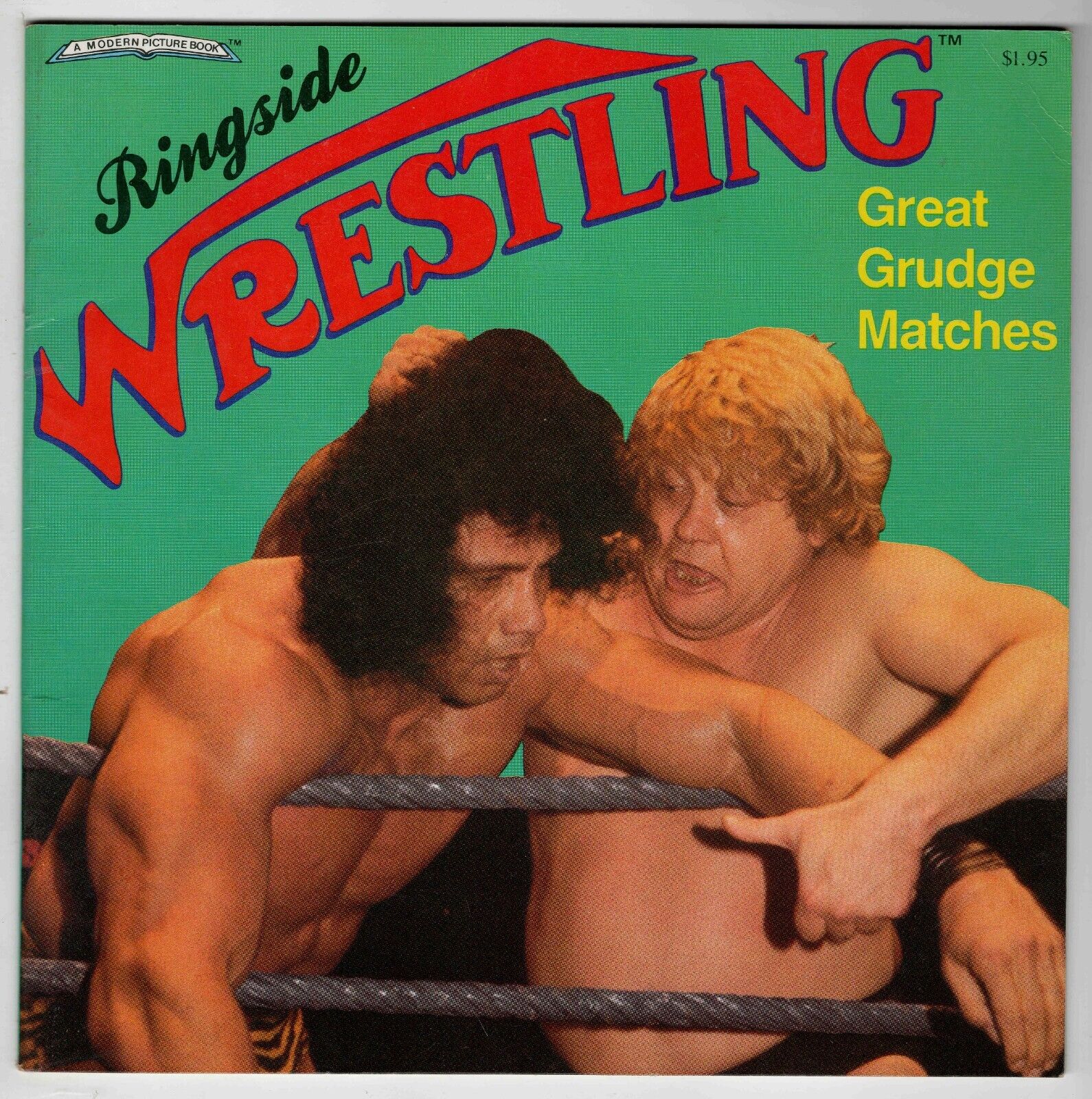 VINTAGE 1985 Ringside Wrestling Great Grudge Matches Book WWF