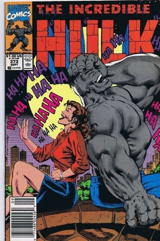 Incredible Hulk #373 ORIGINAL Vintage 1990 Marvel Comics 