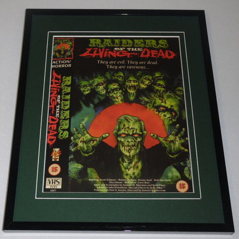 Raiders of the Living Dead Framed 8x10 Repro Poster Display Scott Schwarz  