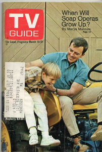 Mar 15 1969 TV Guide Magazine Ken Berry Buddy Foster Mayberry RFD