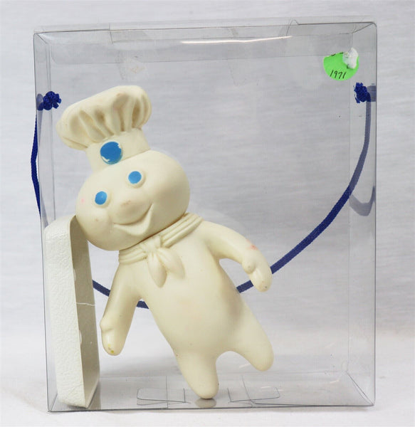 VINTAGE 1971 Pillsbury Poppin Fresh Doughboy 7" Plastic Doll Figure