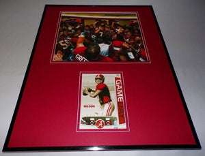 2008 Iron Bowl Framed 16x20 Photo & Replica Program Cover Set Alabama vs Auburn