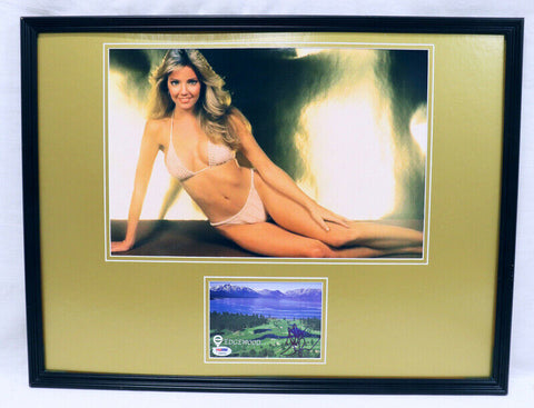 Heather Locklear Signed Framed 18x24 Photo Display PSA/DNA Dynasty