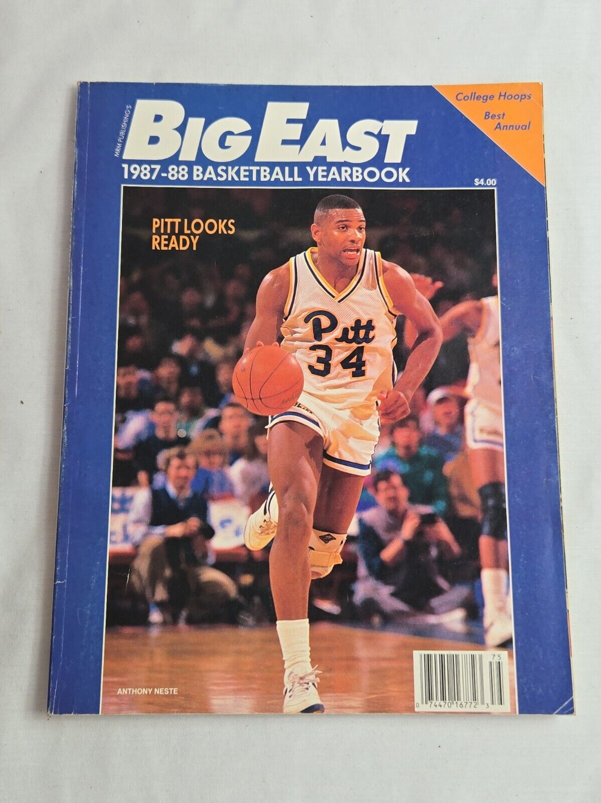 1987-88 Big East Basketball Yearbook Pitt Looks Ready