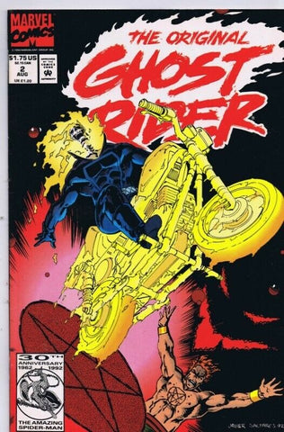 Original Ghost Rider #2 ORIGINAL Vintage 1992 Marvel Comics 