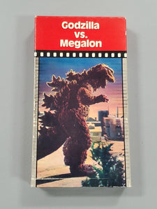 VINTAGE 1986 Video Treasures Godzilla vs Megalon VHS Cassette