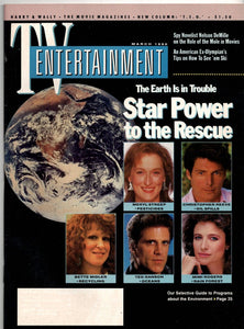 VINTAGE Mar 1990 TV Entertainment Magazine Christopher Reeve Meryl Streep