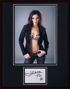 Jenna Morasca Signed Framed 11x14 Photo Display Survivor Amazon TNA