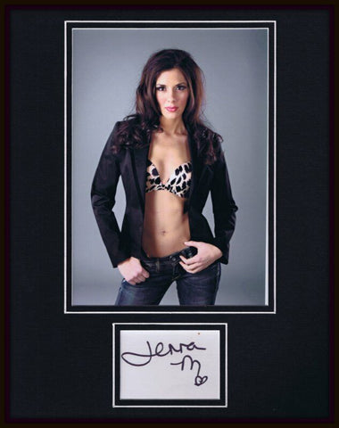 Jenna Morasca Signed Framed 11x14 Photo Display Survivor Amazon TNA