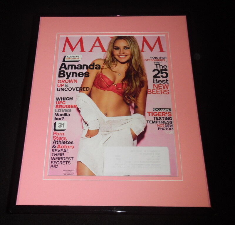 Amanda Bynes Framed 11x14 ORIGINAL 2010 Maxim Magazine Cover