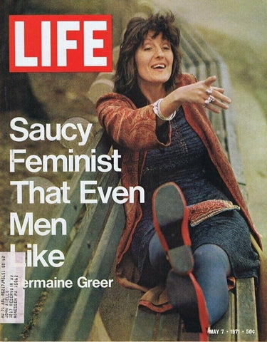 ORIGINAL Vintage Life Magazine May 7 1971 Germaine Greer