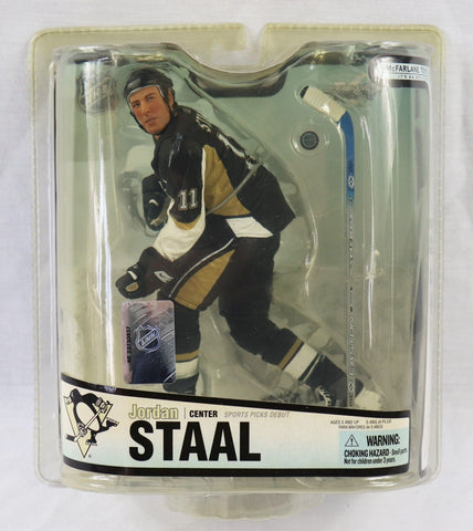 VINTAGE McFarlane Series 18 Jordan Staal Penguins Black Jersey Action Figure