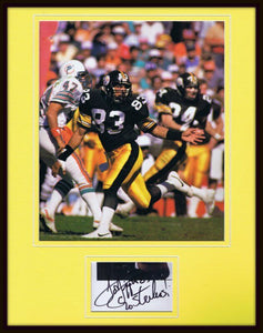 Louis Lipps Signed Framed 11x14 Photo Display Steelers 