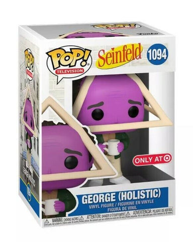 NEW SEALED 2021 Funko Pop Figure Seinfeld George Costanza Holistic Target Exclus