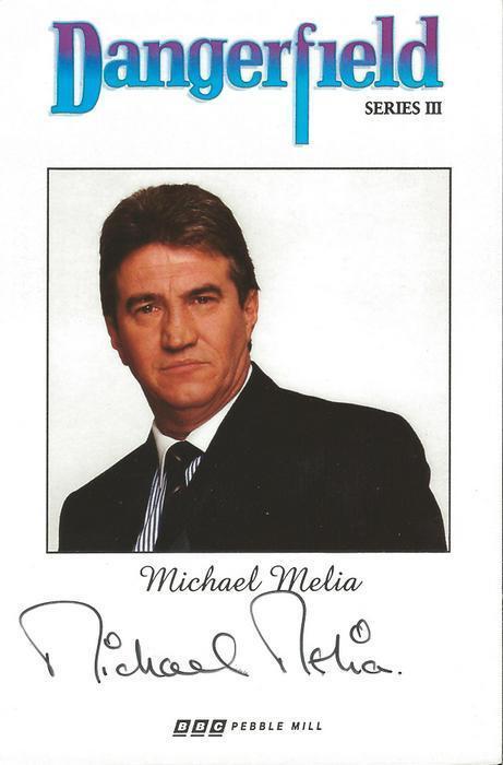 Michael Melia Signed 4x6 Photo Dangerfield Eastenders