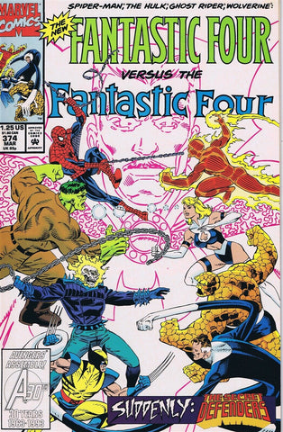 Fantastic Four #374 ORIGINAL Vintage 1993 Marvel Comics Spiderman