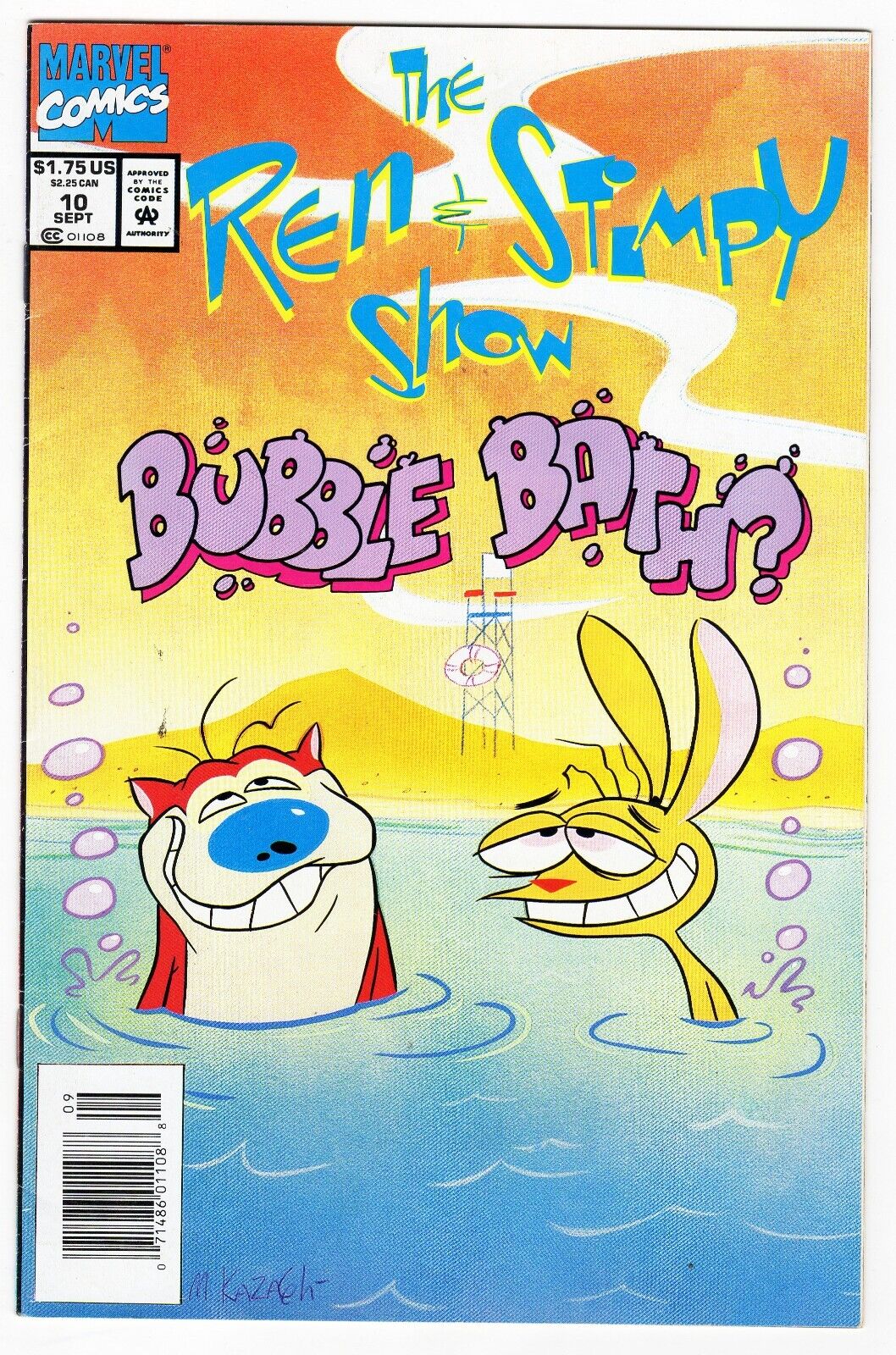 Ren and Stimpy Show #10 VINTAGE 1993 Marvel Comics