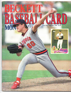 Beckett Baseball Card Magazine #54 VINTAGE 1989 Jim Abbott Angels