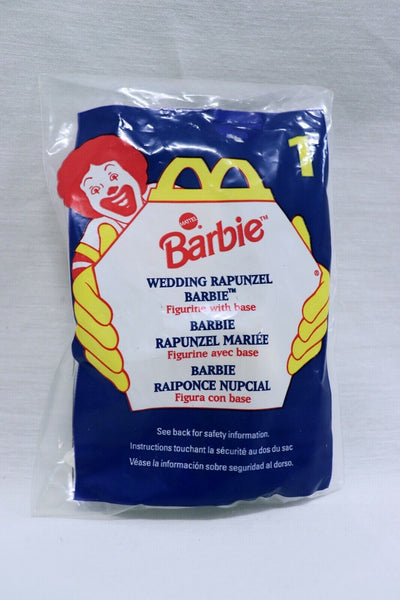 VINTAGE SEALED 1996 McDonald's Barbie Wedding Rapunzel Doll