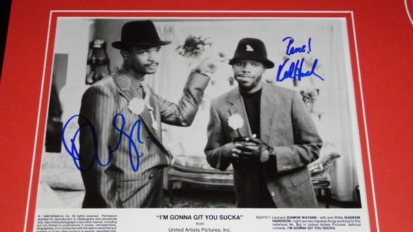 I'm Gonna Git You Sucka Cast Signed Framed 16x20 Photo & DVD Display