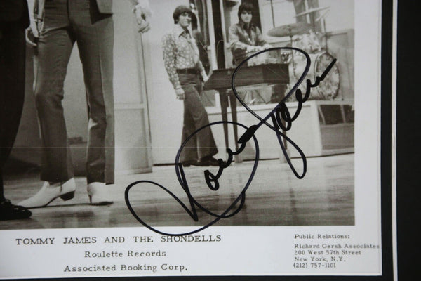 Tommy James Signed Framed 16x20 Shondells CD & Photo Display w/ Ed Sullivan