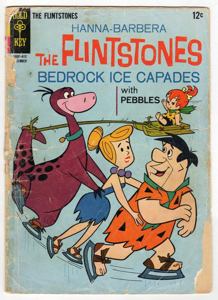 Flintstones #37 VINTAGE 1966 Gold Key Comics Fred Wilma Dino Pebbles