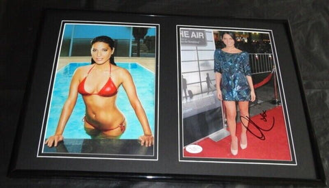 Olivia Munn Bikini Signed Framed 12x18 Photo Set JSA Attack of the Show