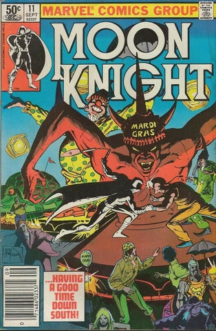 Moon Knight #11 ORIGINAL Vintage 1981 Marvel Comics Mardi Gras