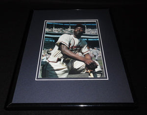 Hank Aaron Framed 11x14 Photo Display Atlanta Braves