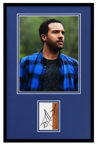 OT Fagbenle Signed Framed 11x17 Photo Display AW Black Widow