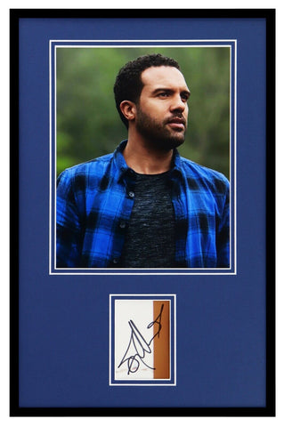 OT Fagbenle Signed Framed 11x17 Photo Display AW Black Widow