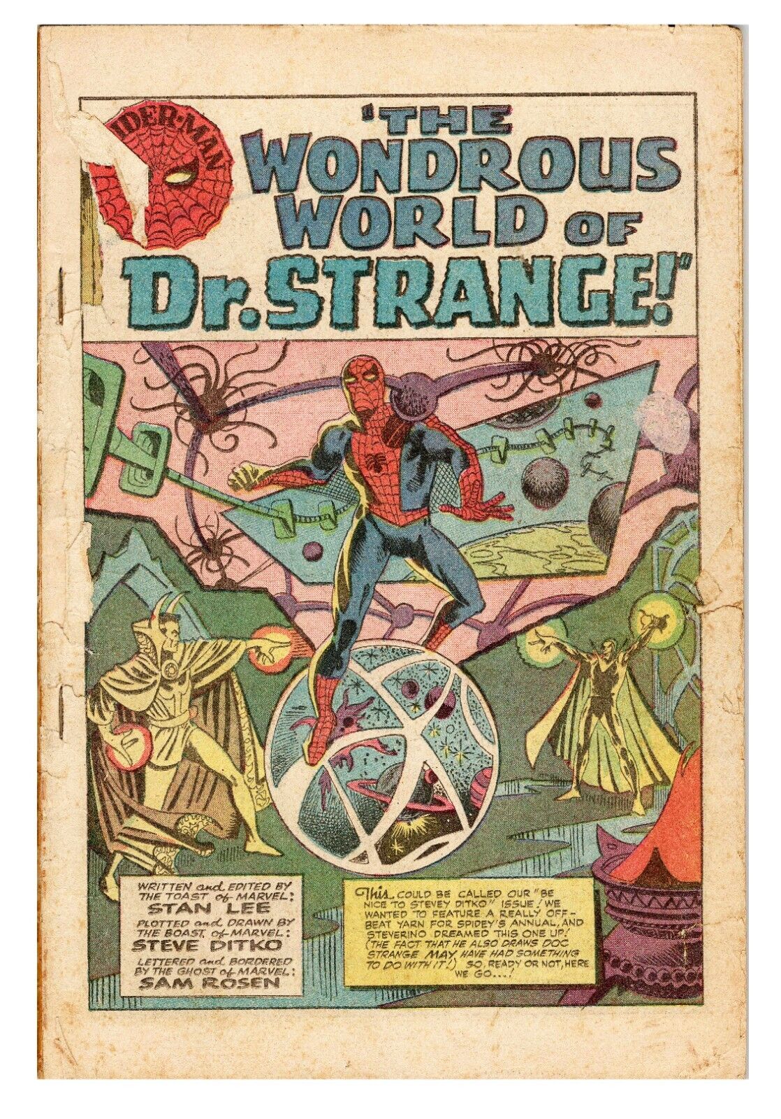 Amazing Spider-Man Annual #2 VINTAGE 1965 Marvel Comics 1st Dr Strange Meeting