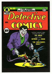 Detective Comics #69 4x5" Cover Postcard 2010 DC Comics Batman Robin Joker