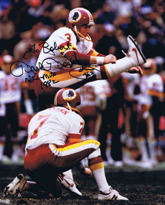 Mark Moseley Signed Vintage 8x10 Photo Washington