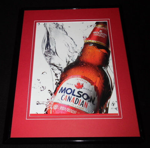 2005 Molson Canadian Lager Beer Framed 11x14 ORIGINAL Advertisement 