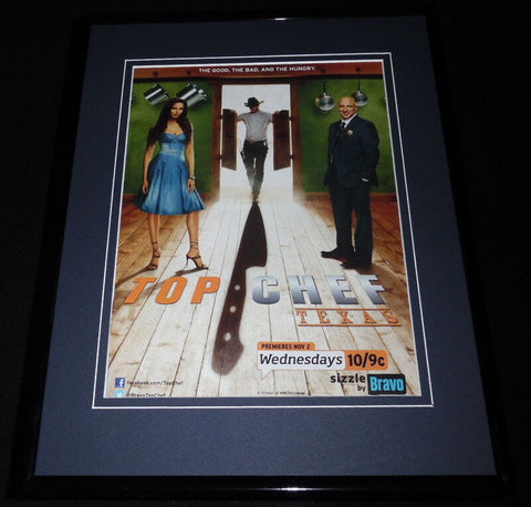 Top Chef 2011 Bravo Framed 11x14 ORIGINAL Advertisement Padma Lakshmi