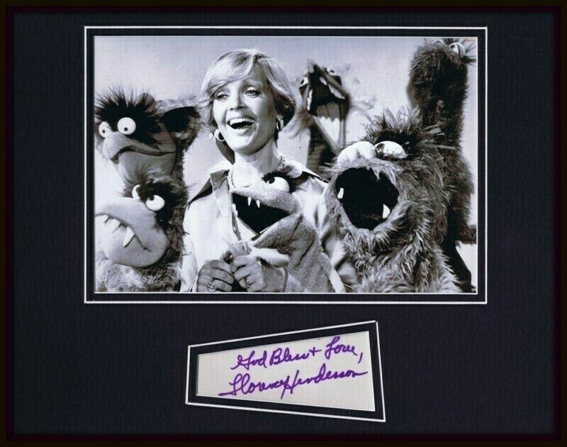 Florence Henderson Signed Framed 11x14 Photo Display Muppet Show Brady Bunch 