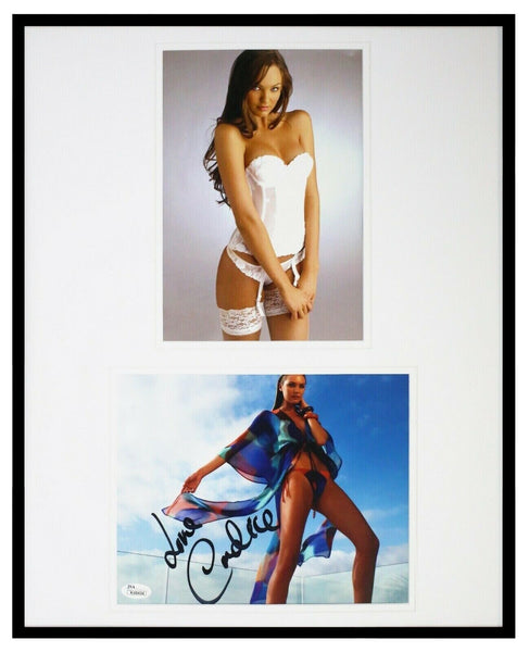 Candice Swanepoel Signed Framed 16x20 Photo Display JSA